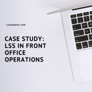 Lean Six Sigma in Front Office Operations