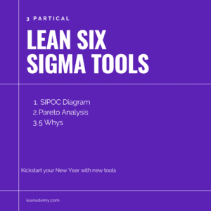 3 Practical Lean Six Sigma Tools